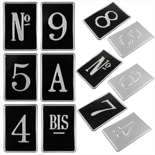 5x7 black silver - silver, pressed