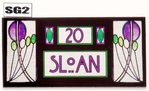 Stained glass effect plate - stained,