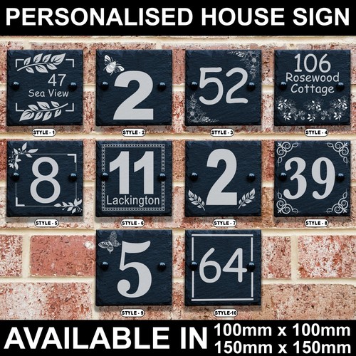 Personalised natural slate - personalised,