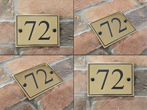 Solid bronze rectangular - bronze,