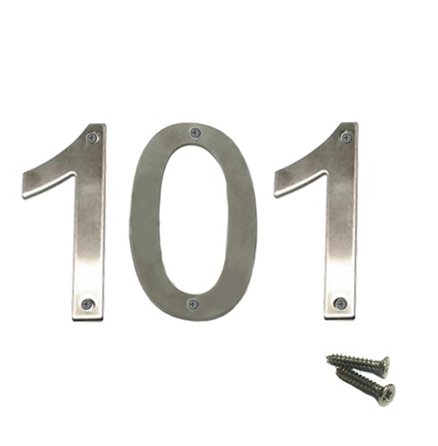 Screw house numbers - -, no