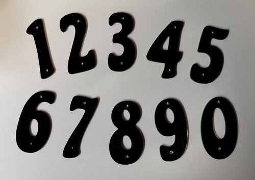 Acrylic house numbers with - house,