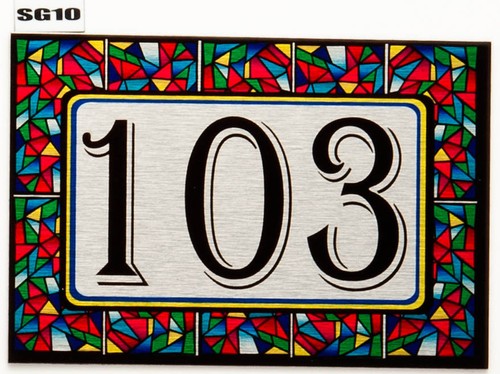 House sign personalised plaque - house,