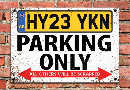 Custom license plate plaque - custom,