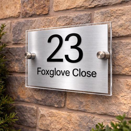 House number plaques door - number,