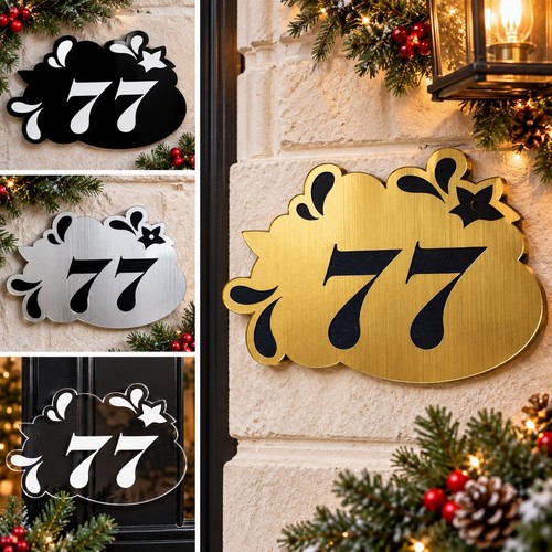 Personalised house number - personalised,