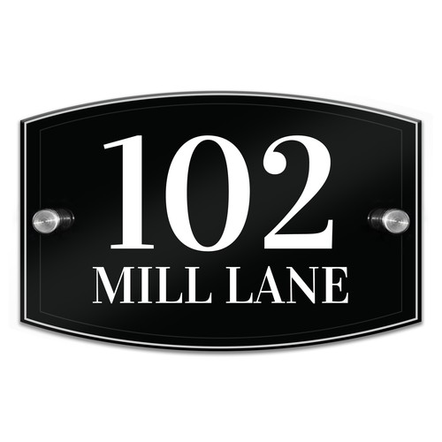House number plaques door - number,
