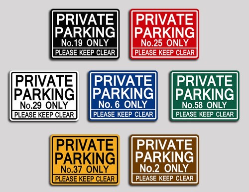 Personalised private parking - private,