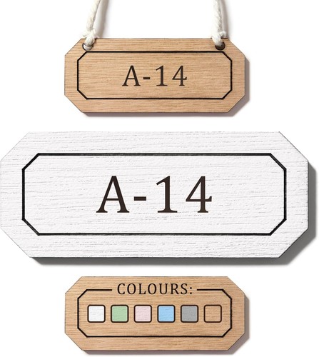 Personalised house number - personalised, sign