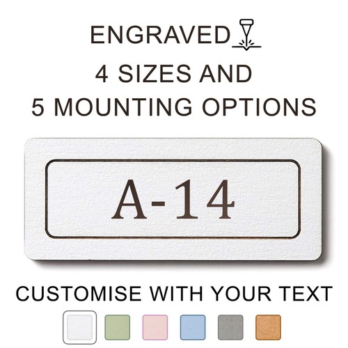 House number plaque - house, custom