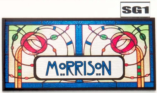 Personalised name plate house - personalised,