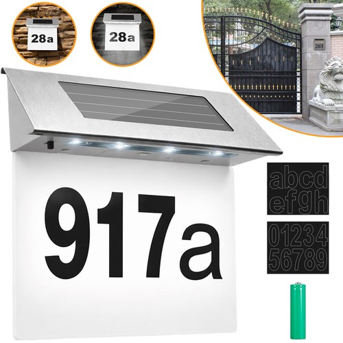 Solar light door signs - door, outdoor
